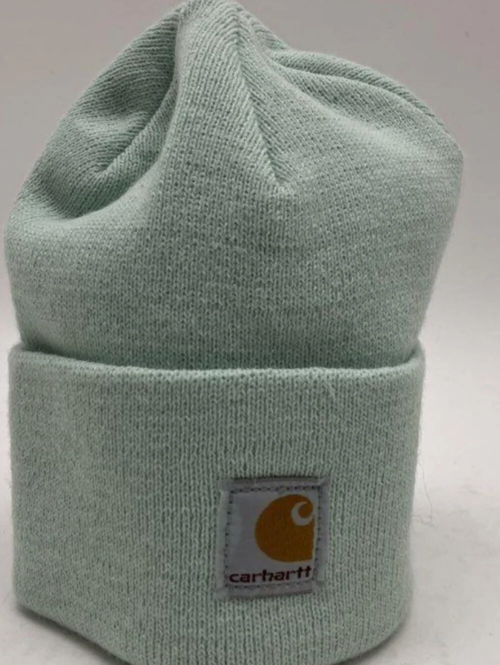 Carhartt® A18 Ribbed Knit Beanie, Kids Poodle Beanie, Sage New
